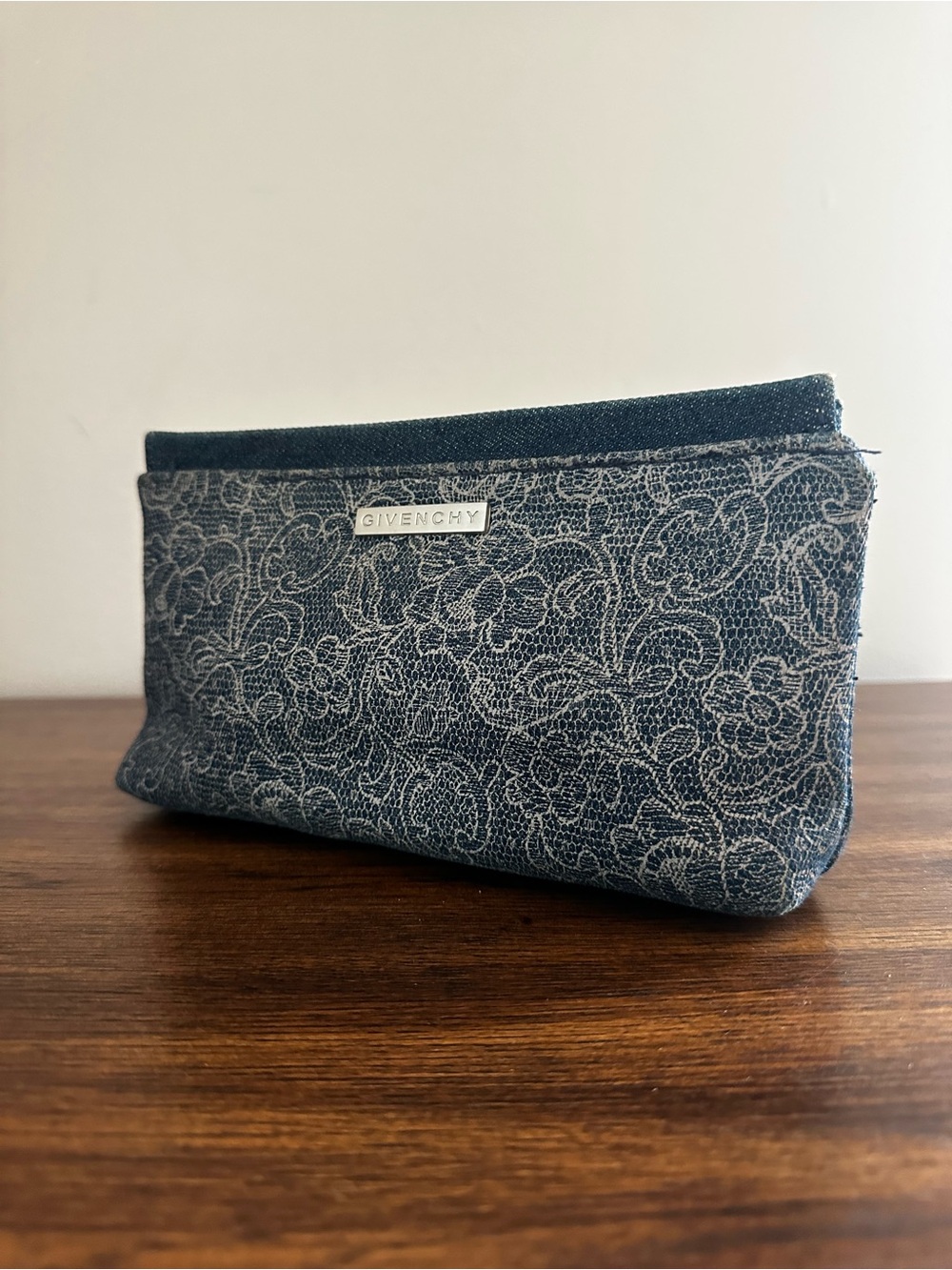 Givenchy Lace Overlay Vintage Cosmetic Bag